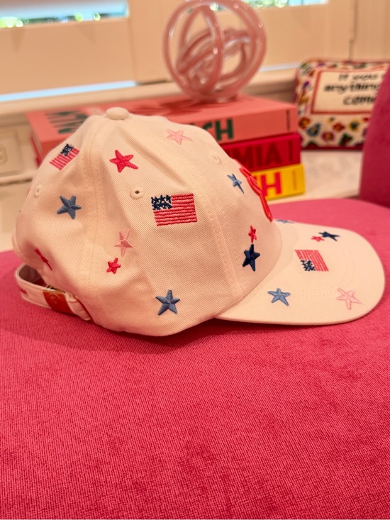 Lilly Pulitzer Embroidered 250th Celebration Baseball Hat NWT main image 8